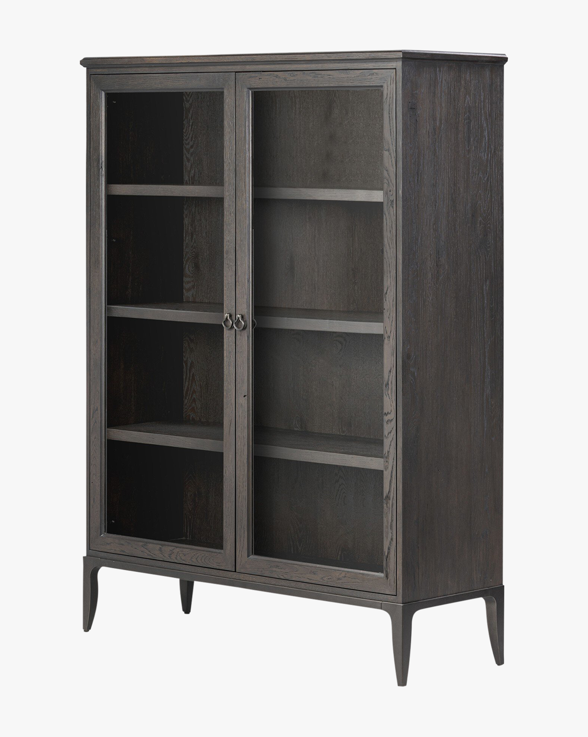 McGee & Co - Crestwell Worn Black Oak Cabinet