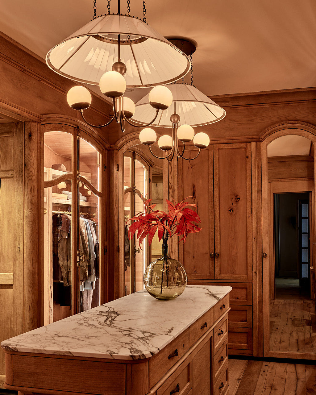 RTO Lighting - ADELE MILK GLASS CHANDELIER