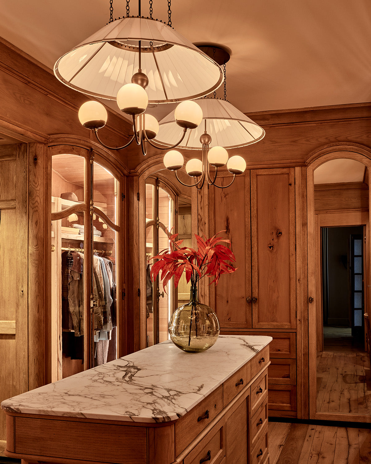 RTO Lighting - ADELE MILK GLASS CHANDELIER