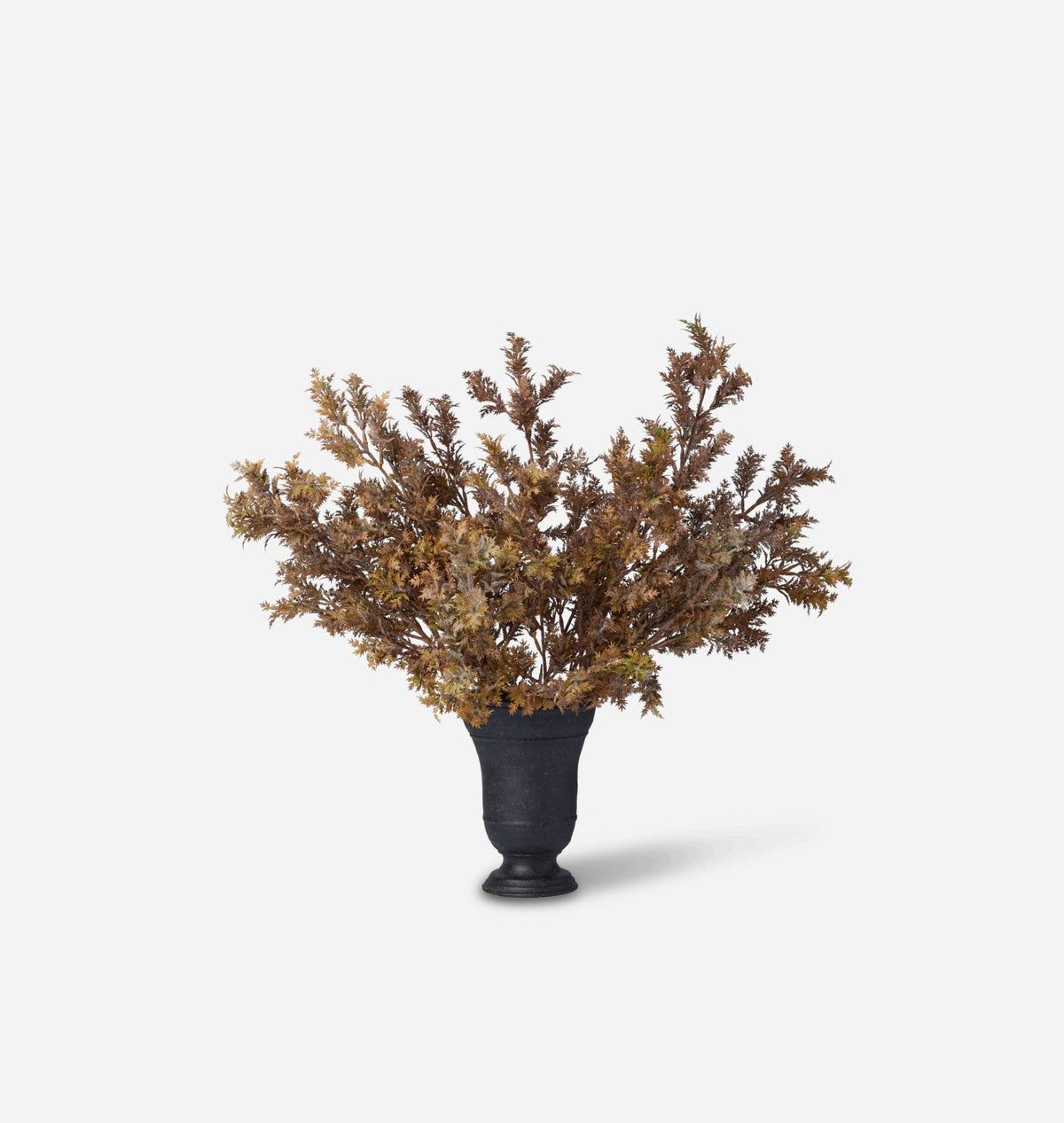 Amber Interiors - Faux Cypress Branch Bundle in Small Bergen Vase