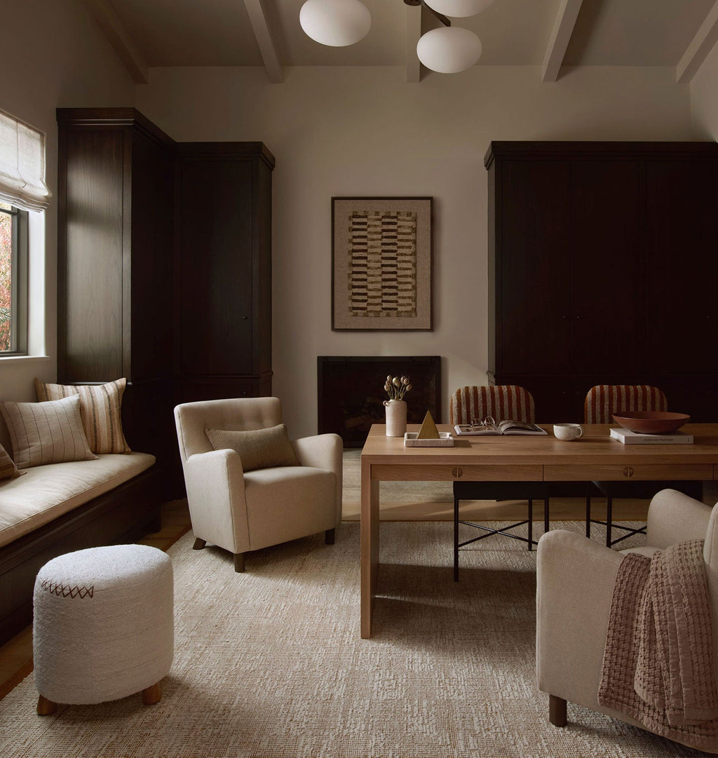 Amber Interiors - Dakota DAK - 01 Spice / Ivory Area Rug