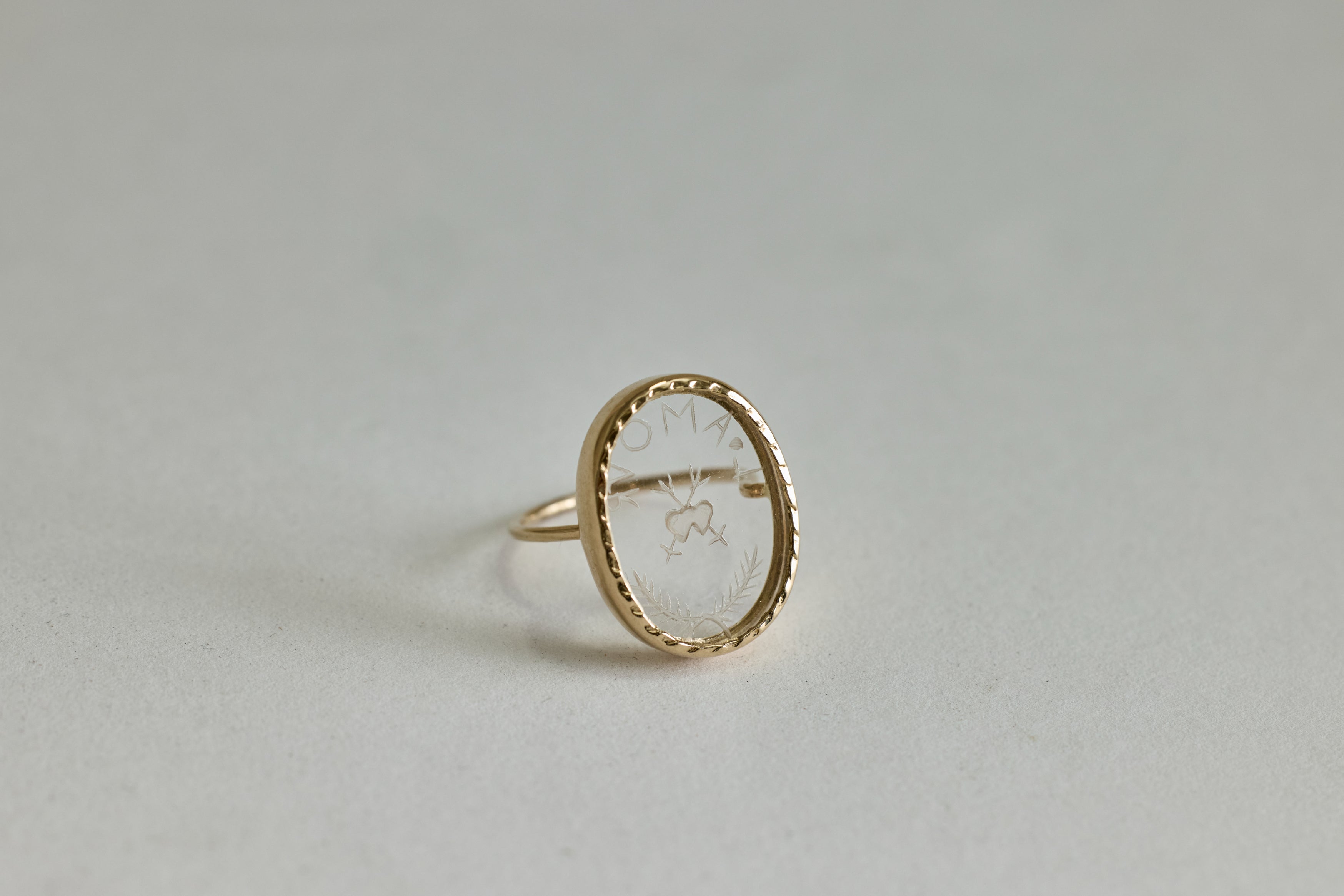 Nicky Kehoe - L'amour Crystal Ring (Size 52)