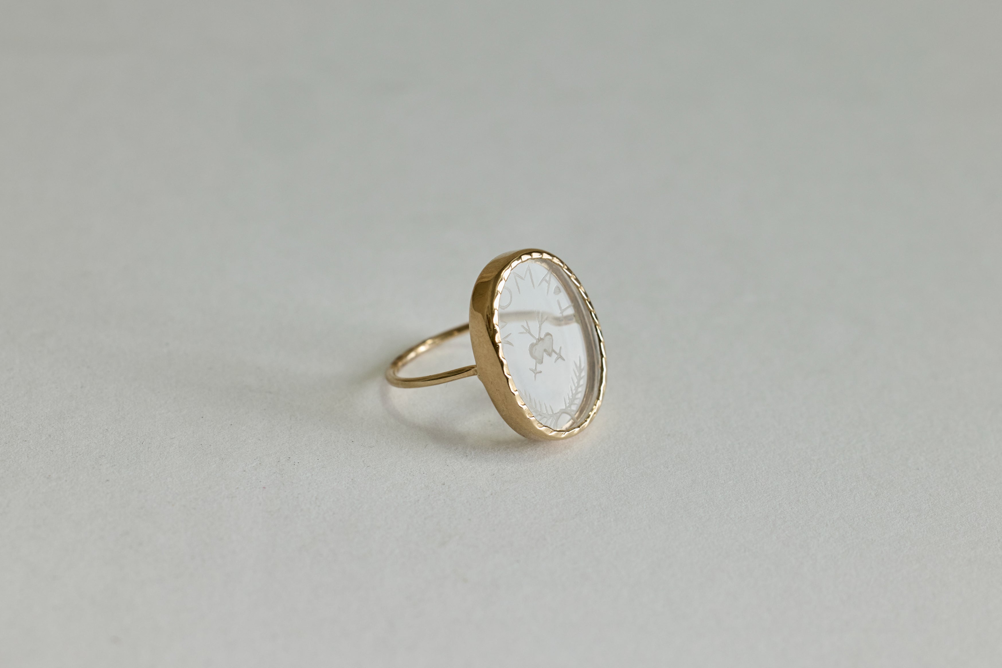 Nicky Kehoe - L'amour Crystal Ring (Size 52)