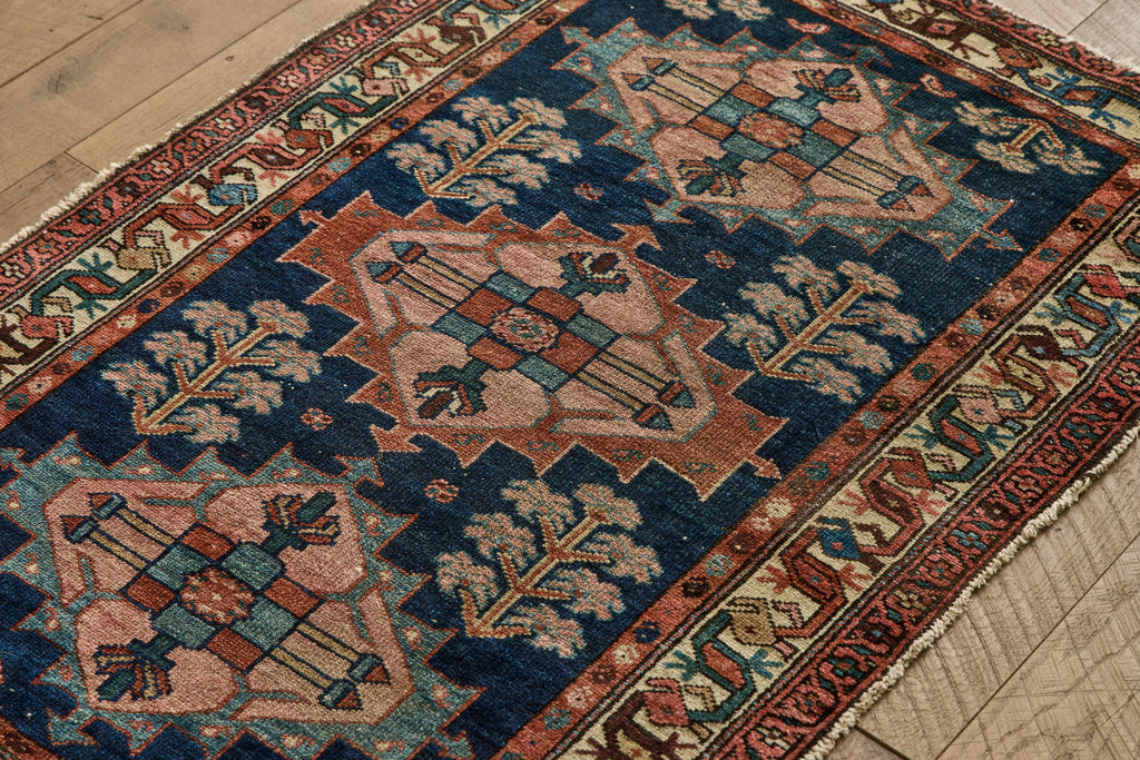 Nicky Kehoe - Geometric Floral Throw Rug 3' X 4'3
