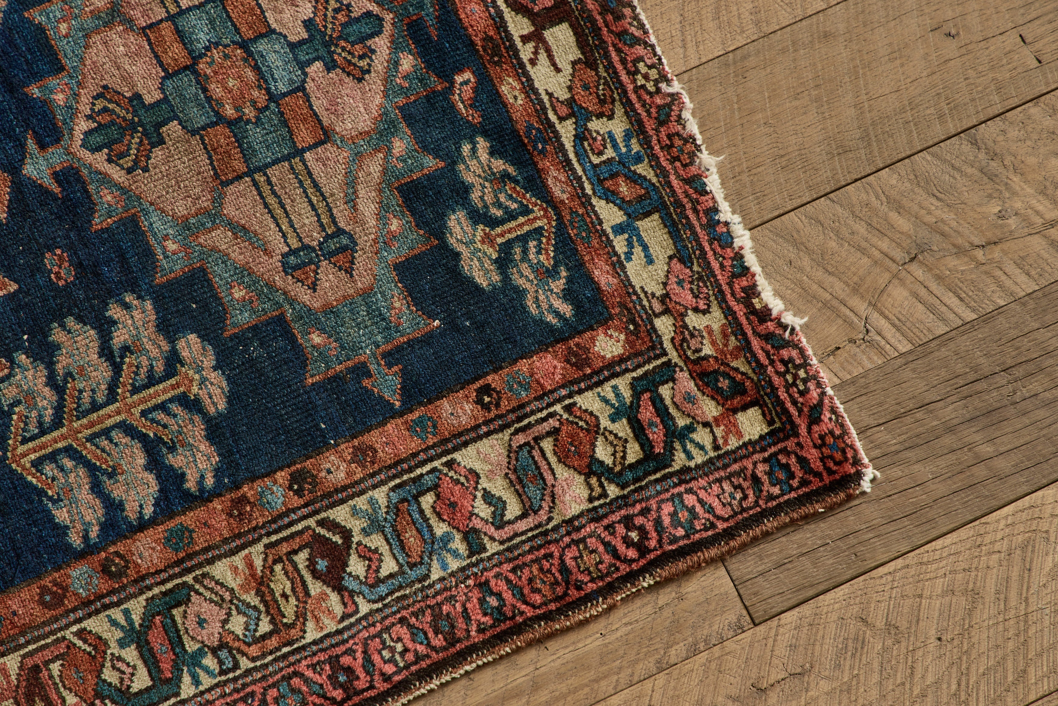 Nicky Kehoe - Geometric Floral Throw Rug 3' X 4'3