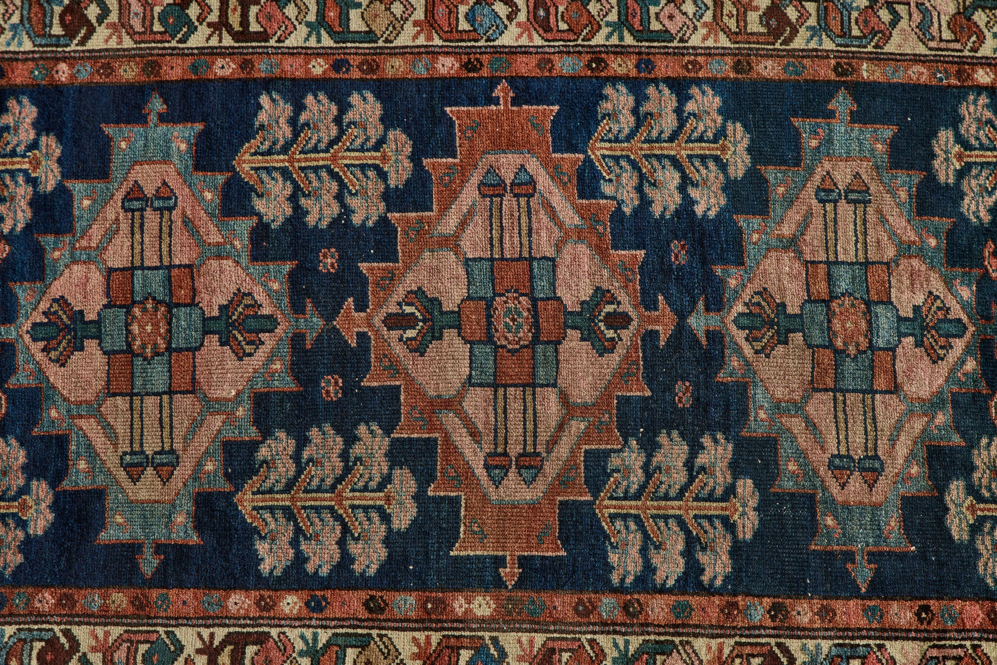 Nicky Kehoe - Geometric Floral Throw Rug 3' X 4'3