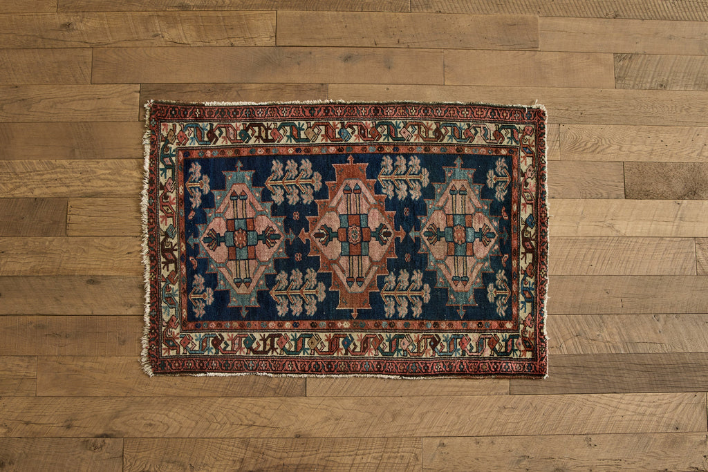 Nicky Kehoe - Geometric Floral Throw Rug 3' X 4'3