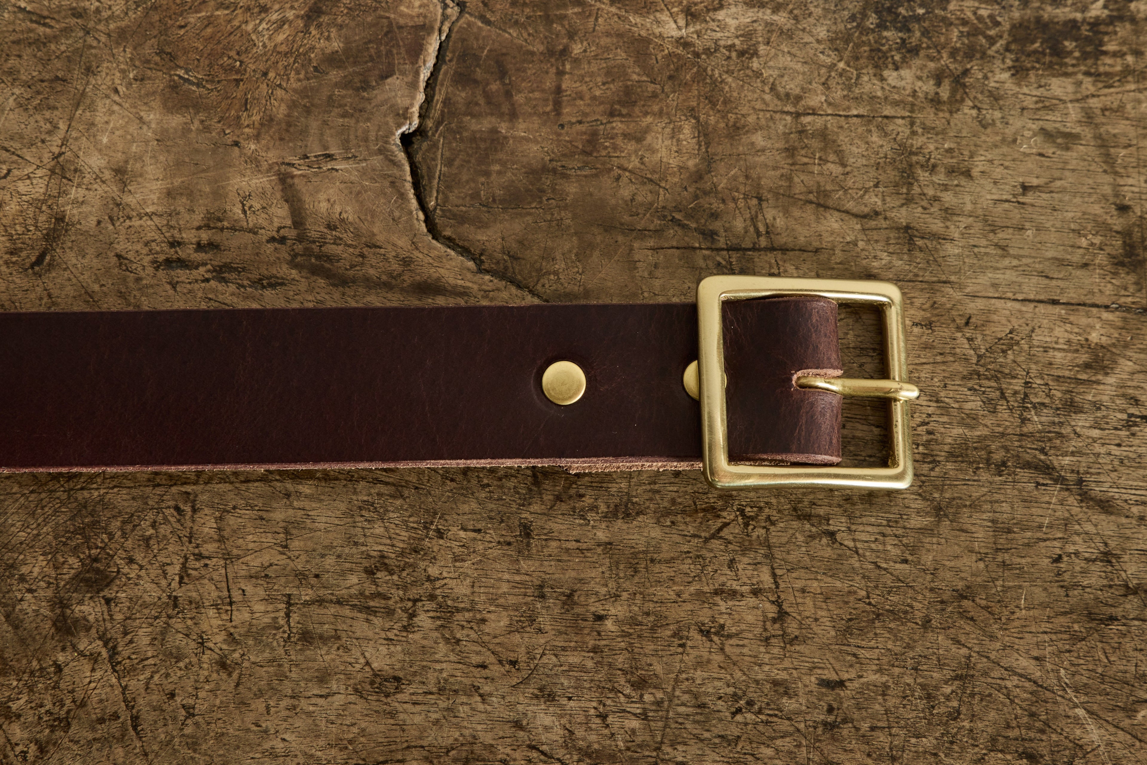 Nicky Kehoe - Men's Leather Belt in Chocolate