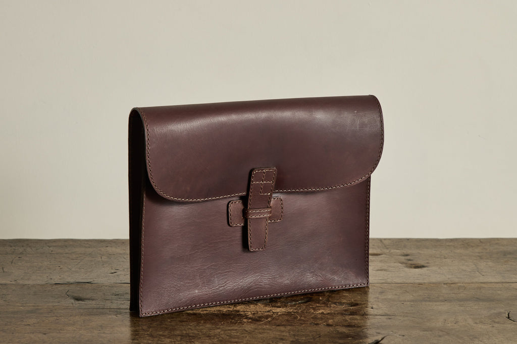 Nicky Kehoe - Leather Attache in Chocolate