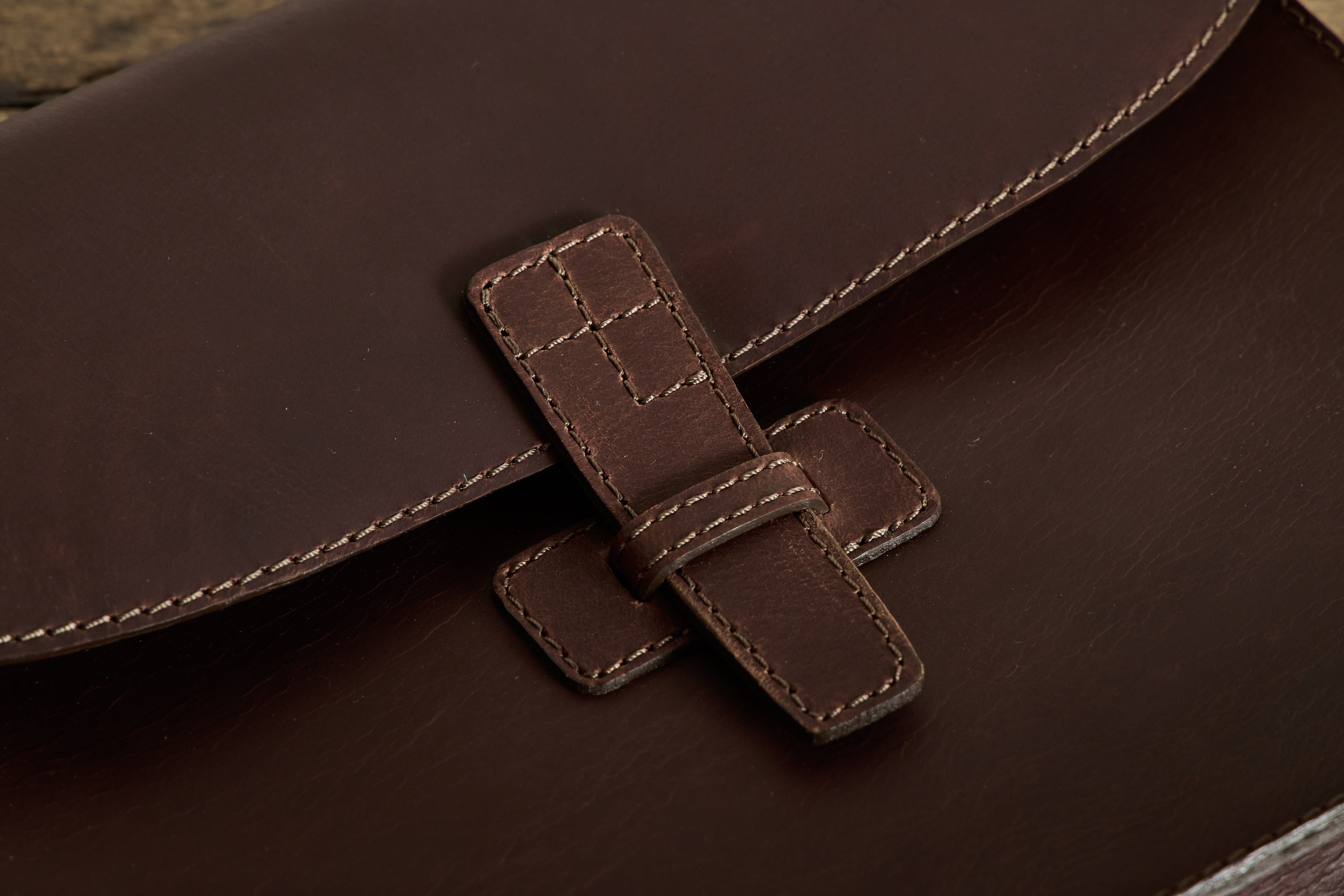 Nicky Kehoe - Leather Attache in Chocolate