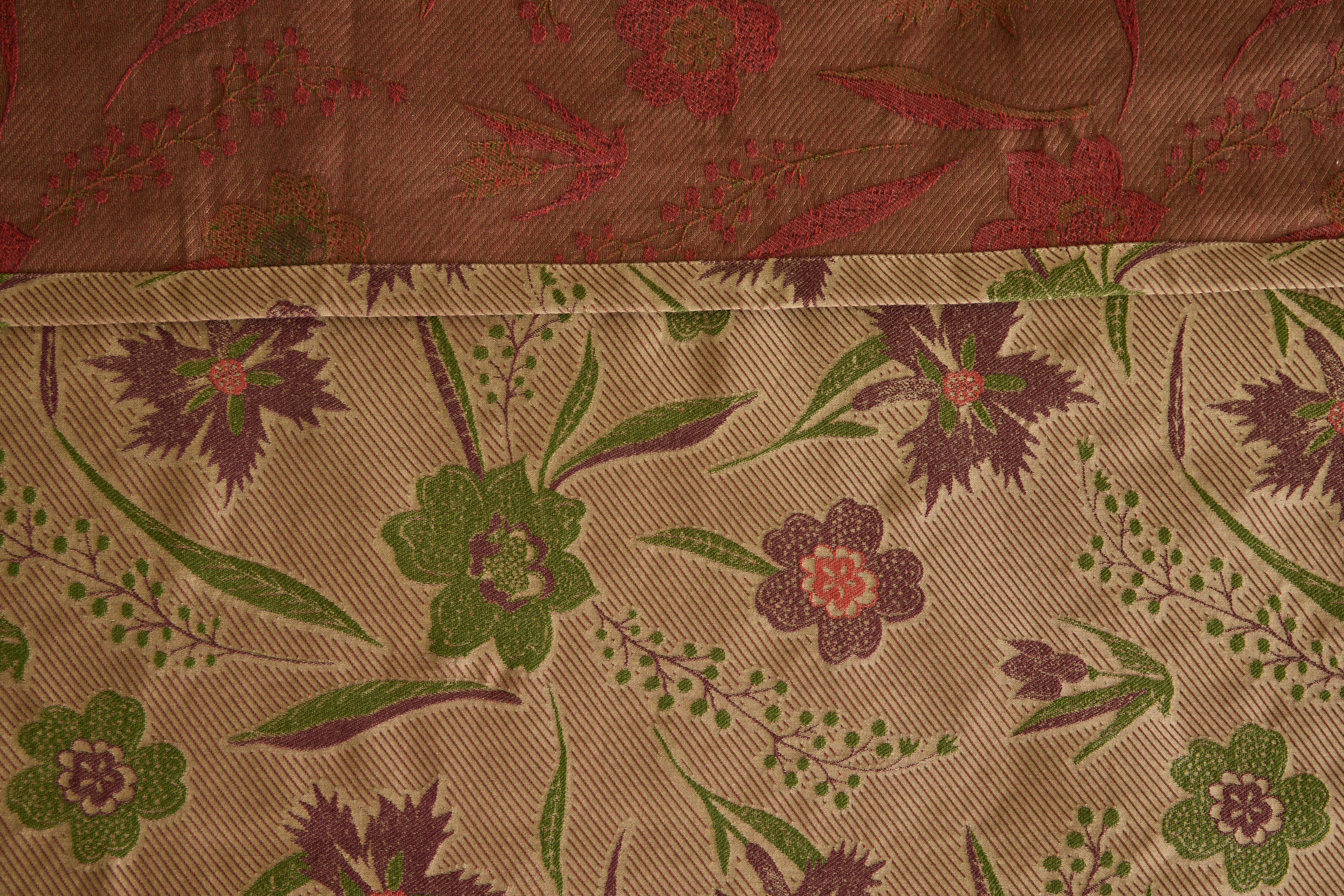 Nicky Kehoe - Aster Jacquard Coverlet with Fringe in Vert