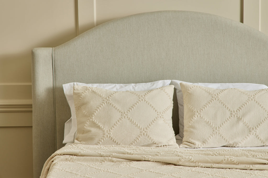 Nicky Kehoe - Trellis Terry Shams in Ivory