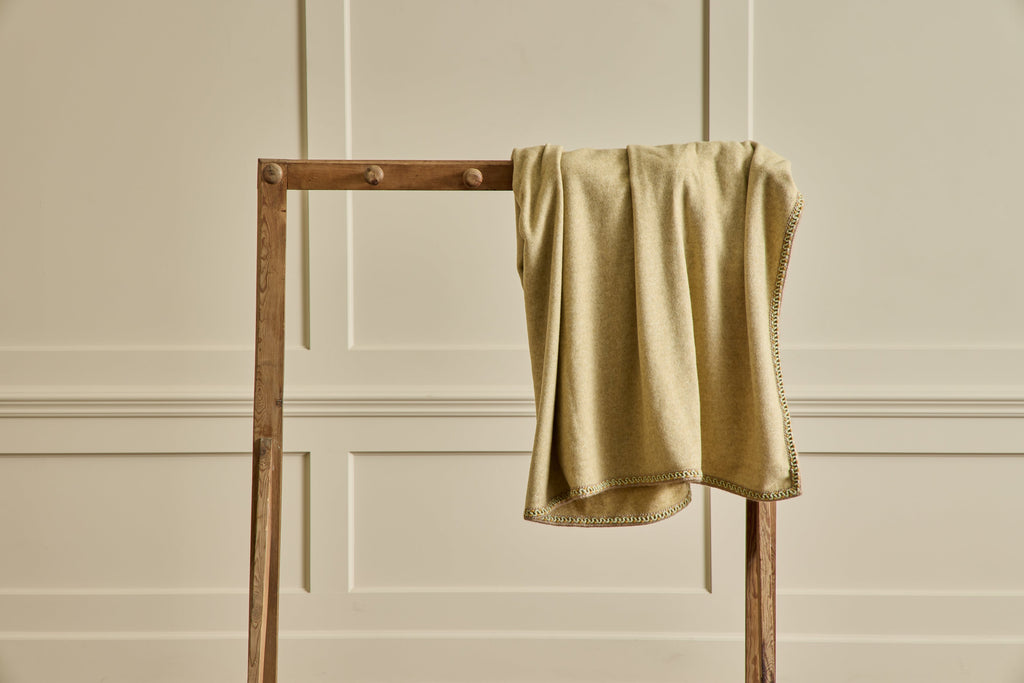 Nicky Kehoe - Italian Bamboo Throw in Saffron