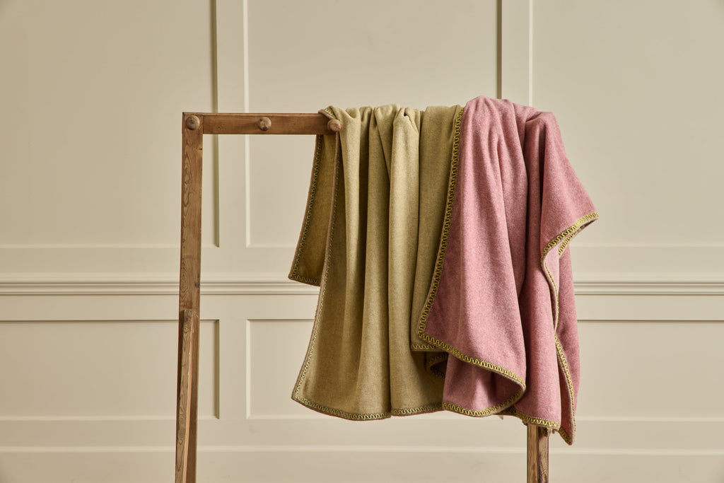 Nicky Kehoe - Italian Bamboo Throw in Saffron
