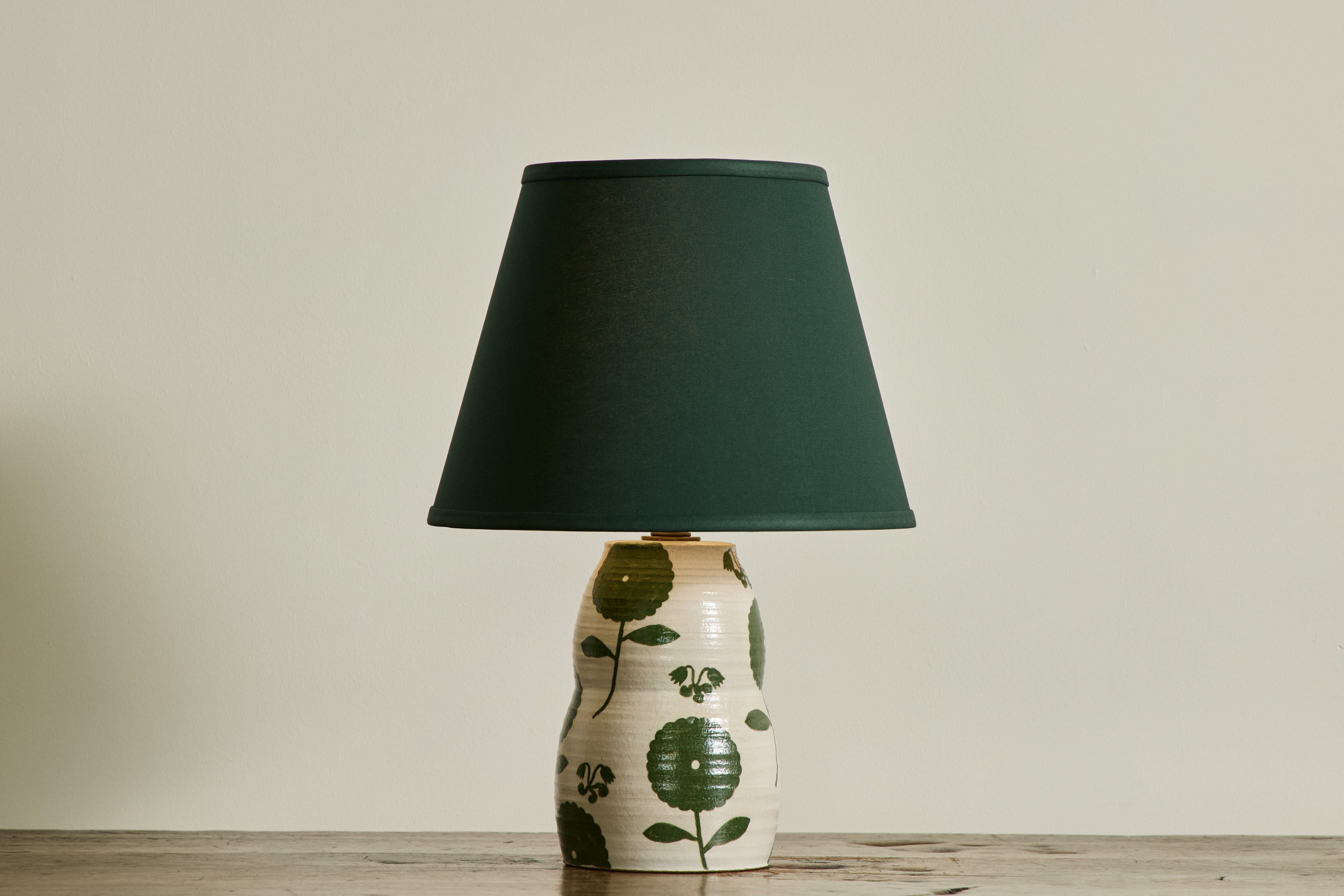 Nicky Kehoe - Green Floral Table Lamp