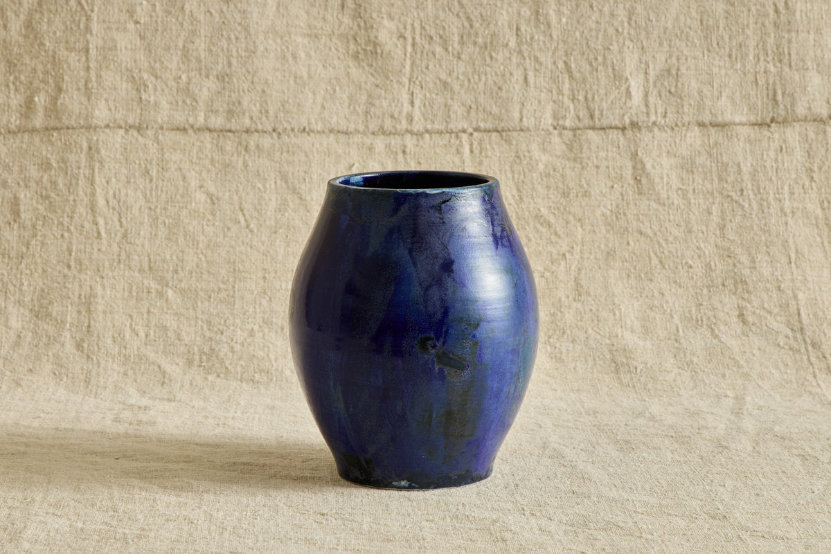 Nicky Kehoe - Ceramic Sol Vase, Cobalt
