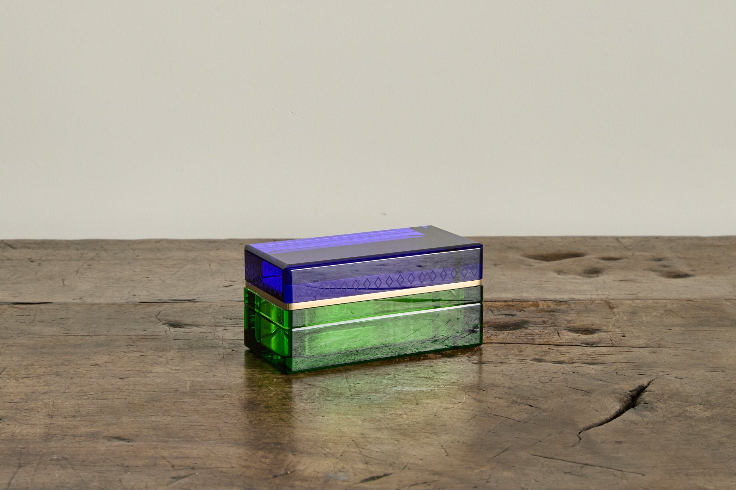 Nicky Kehoe - Jewelry Box, Cobalt & Emerald