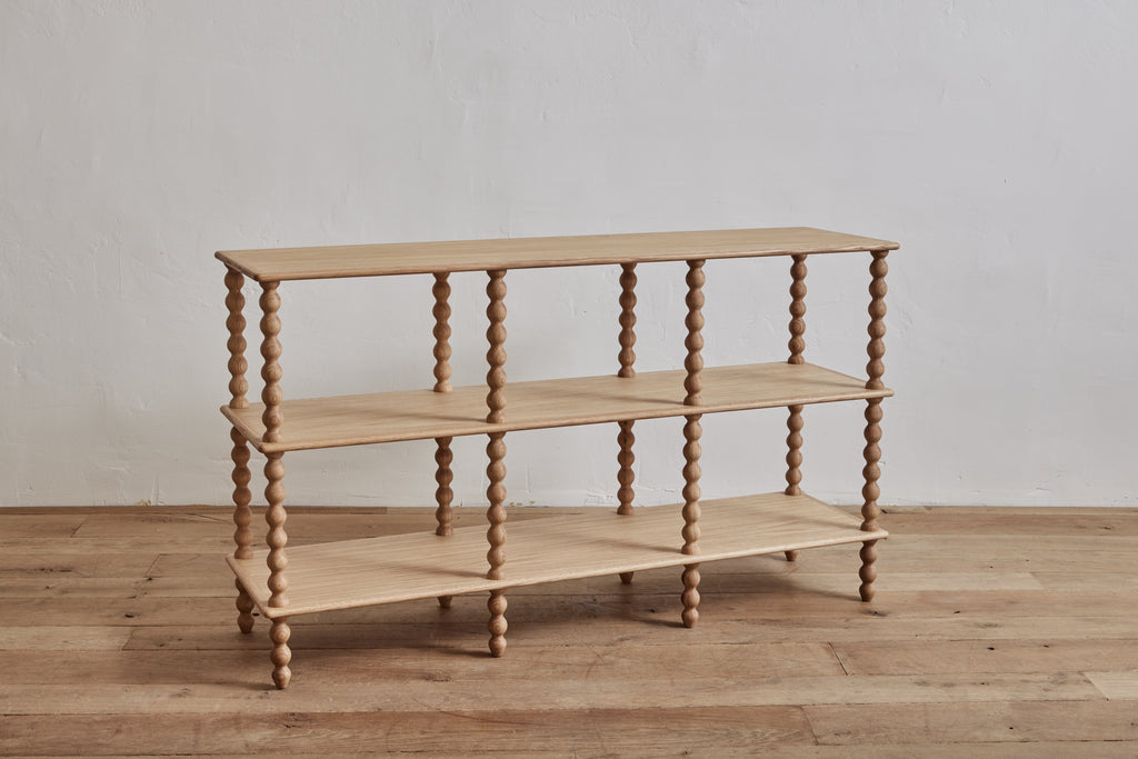 Nicky Kehoe - Bobbin 3 - Tier Console in Natural Oak