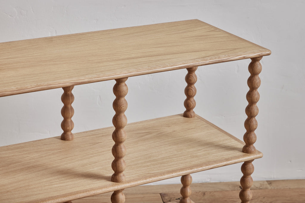 Nicky Kehoe - Bobbin 3 - Tier Console in Natural Oak