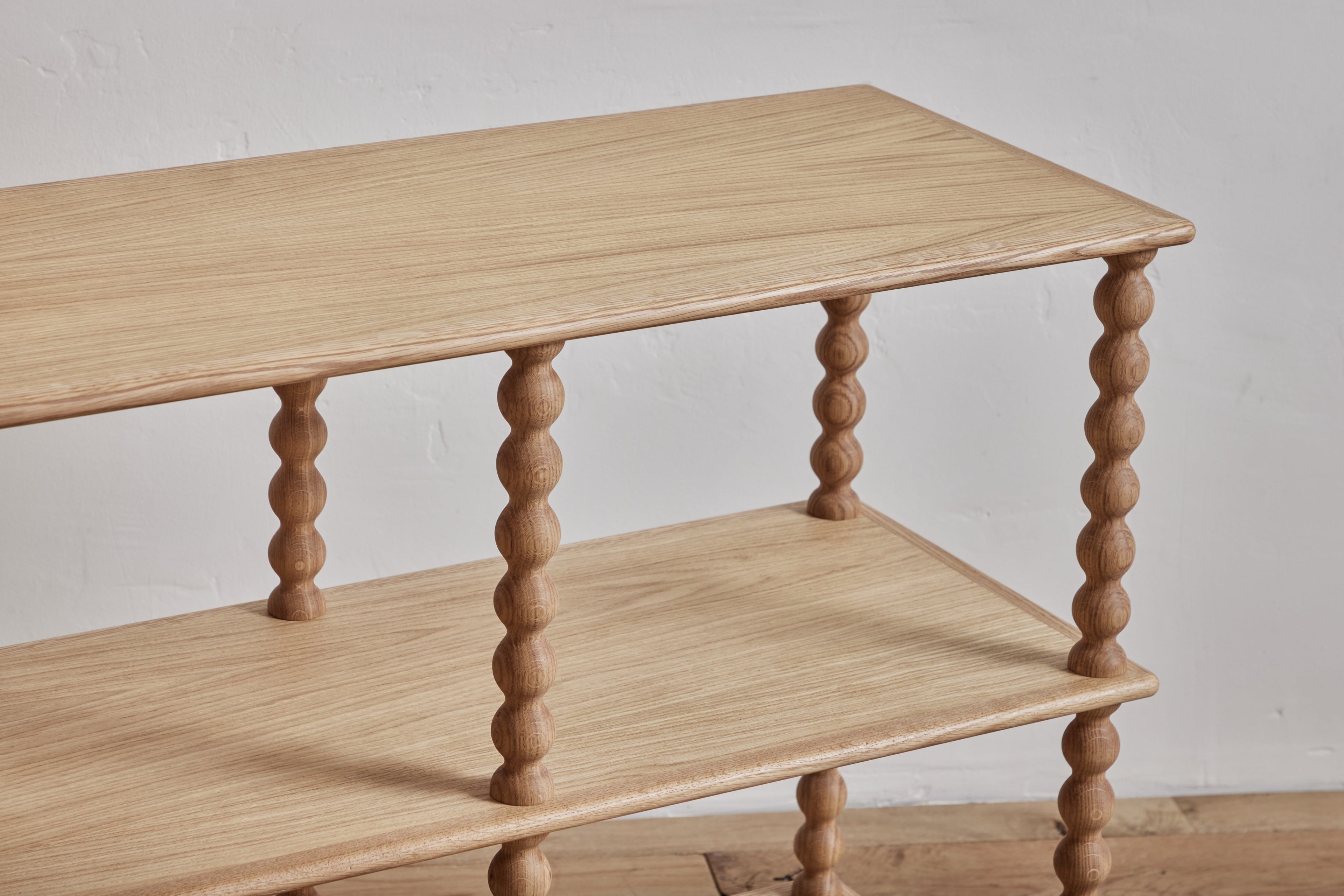 Nicky Kehoe - Bobbin 3 - Tier Console in Natural Oak