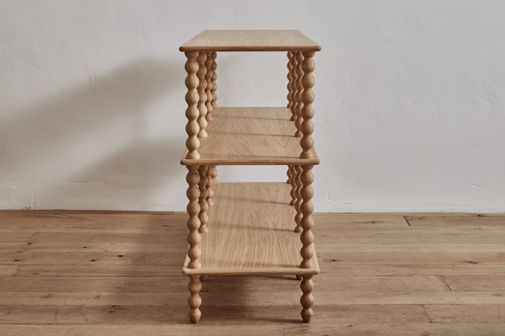 Nicky Kehoe - Bobbin 3 - Tier Console in Natural Oak