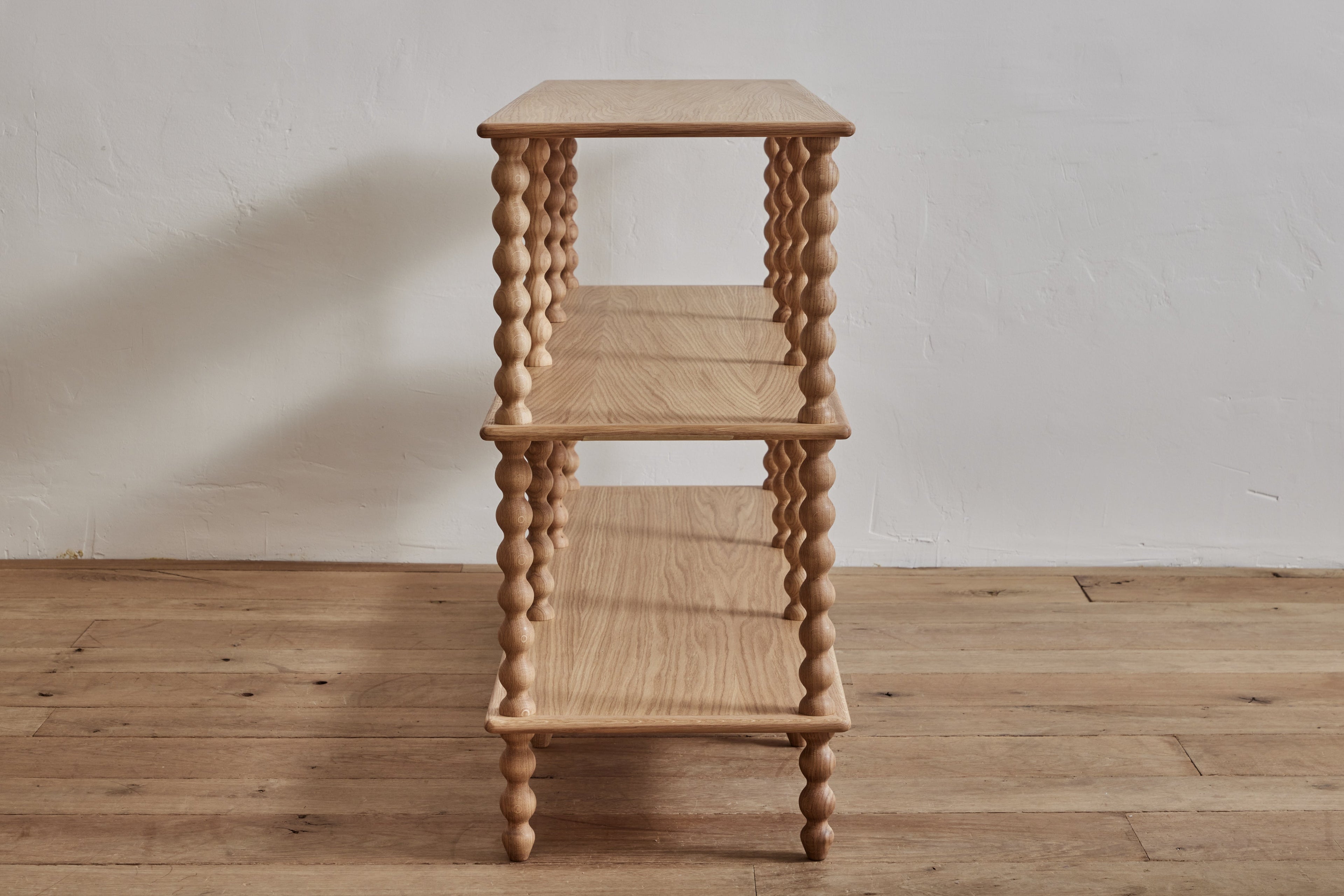 Nicky Kehoe - Bobbin 3 - Tier Console in Natural Oak