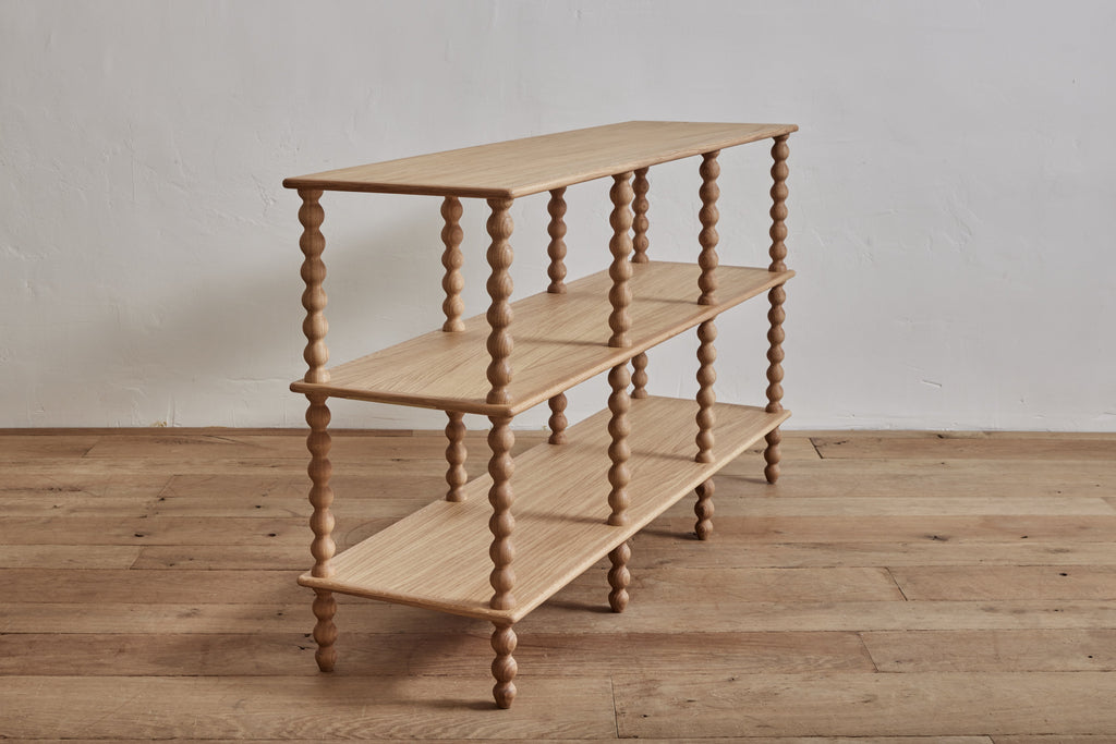 Nicky Kehoe - Bobbin 3 - Tier Console in Natural Oak