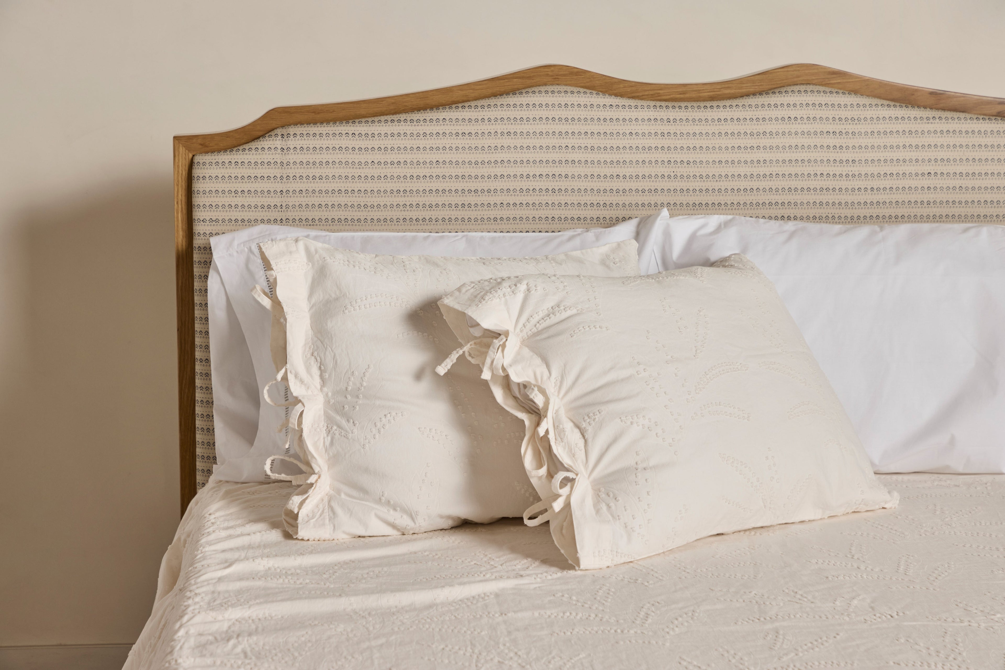 Nicky Kehoe - Hazel Ruffled Shams in Natural