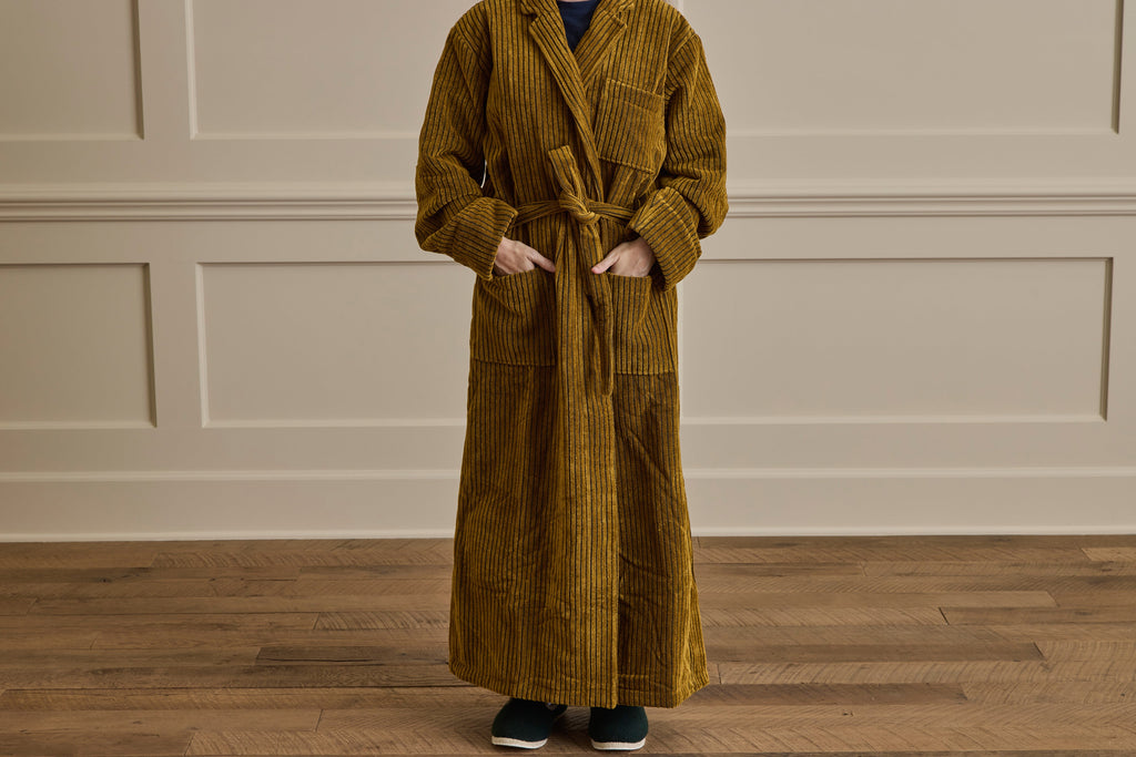 Nicky Kehoe - Striped Velour Bath Robes