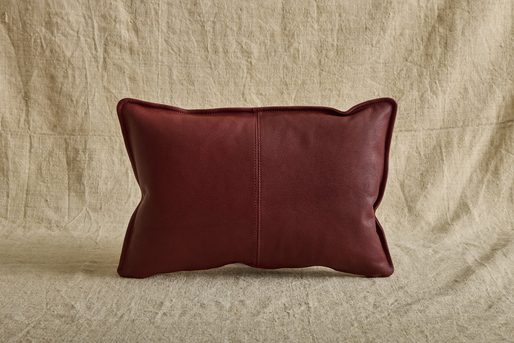 Nicky Kehoe - Cherry Leather Pillow