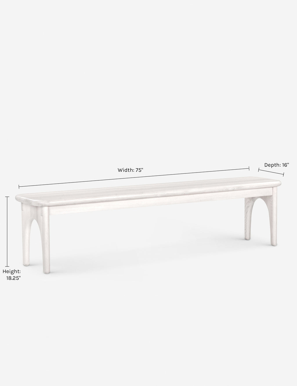 Lulu and Georgia - Ashford Dining Bench