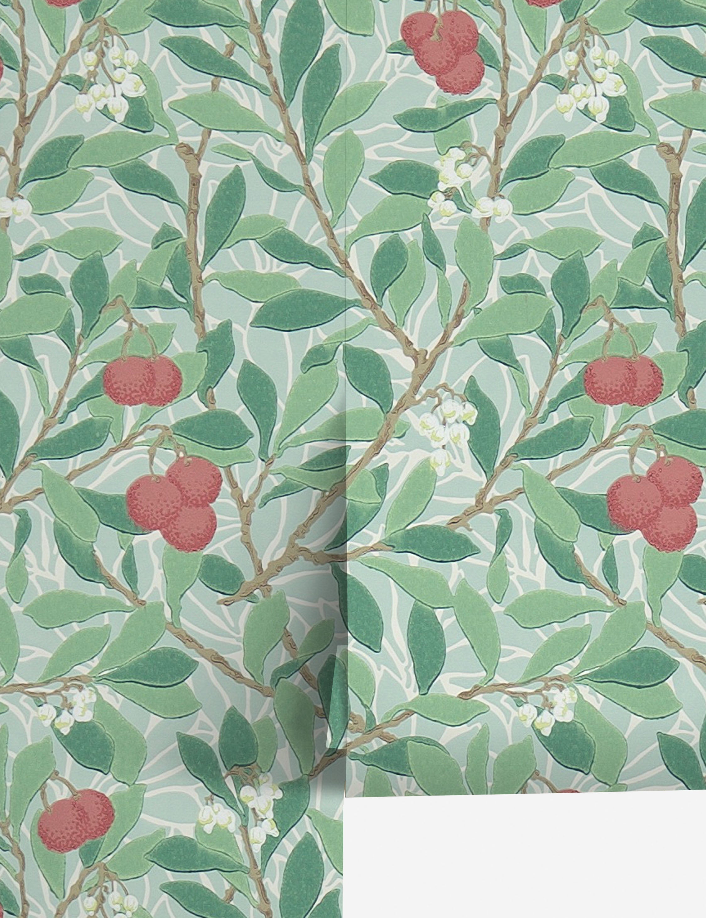 Lulu and Georgia - Arbutus Wallpaper by Morris & Co.
