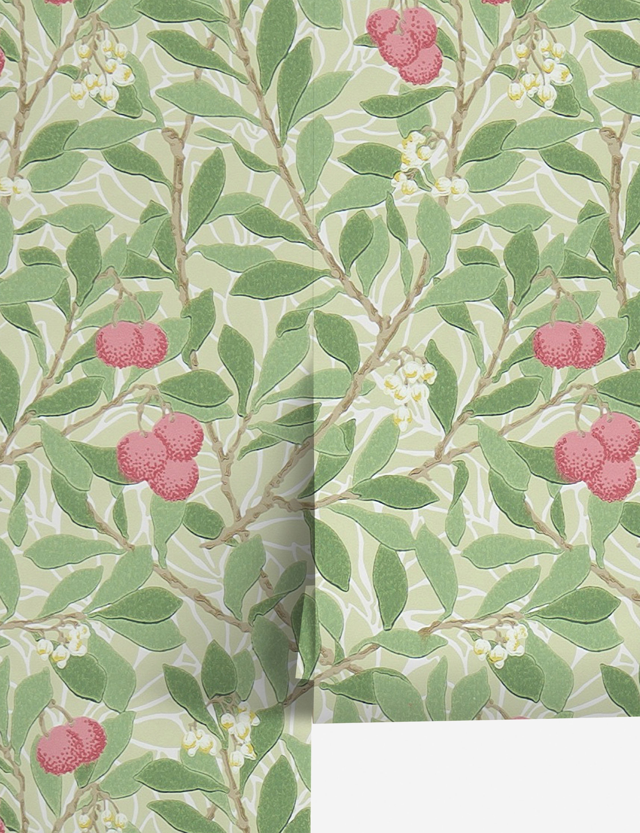 Lulu and Georgia - Arbutus Wallpaper by Morris & Co.