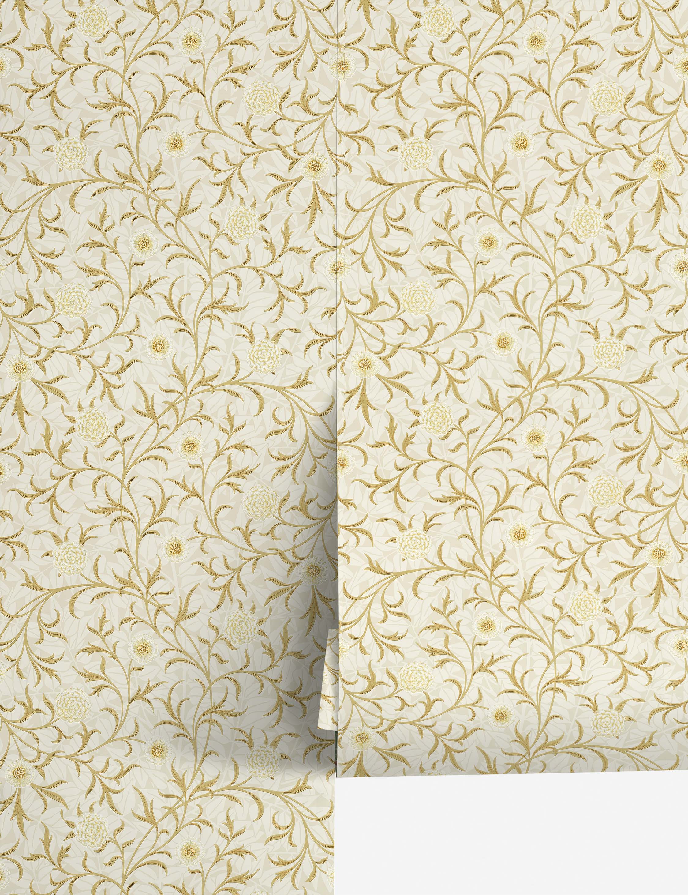Lulu and Georgia - Scroll Wallpaper by Morris & Co.