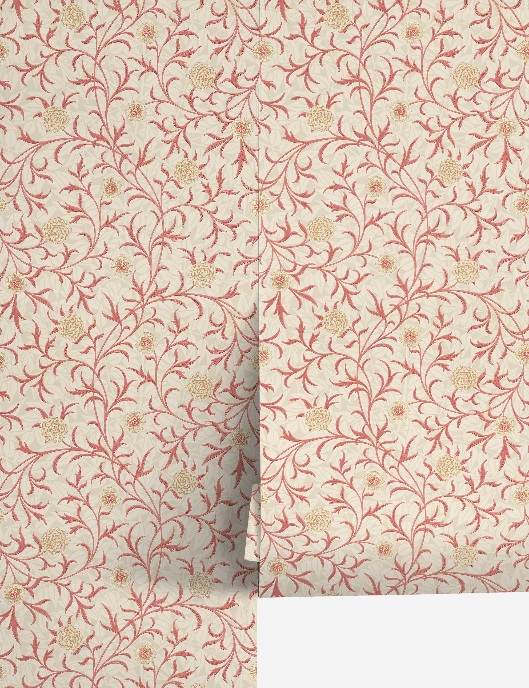 Lulu and Georgia - Scroll Wallpaper by Morris & Co.