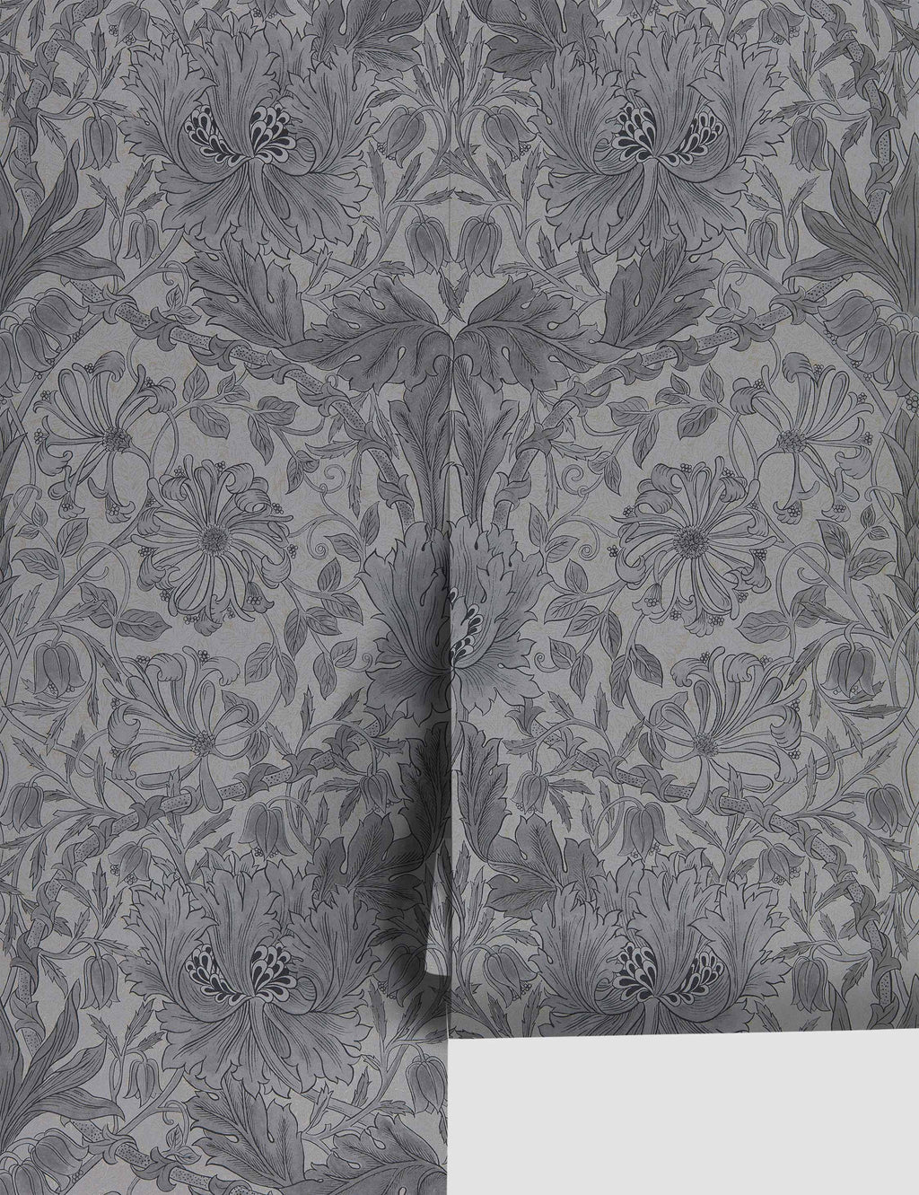 Lulu and Georgia - Pure Honeysuckle & Tulip Wallpaper by Morris & Co.