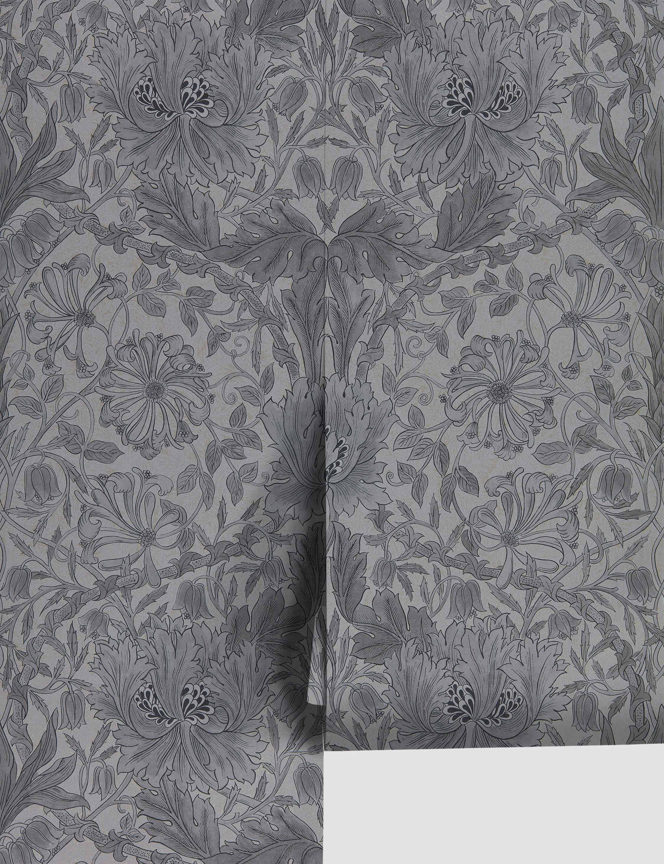 Lulu and Georgia - Pure Honeysuckle & Tulip Wallpaper by Morris & Co.
