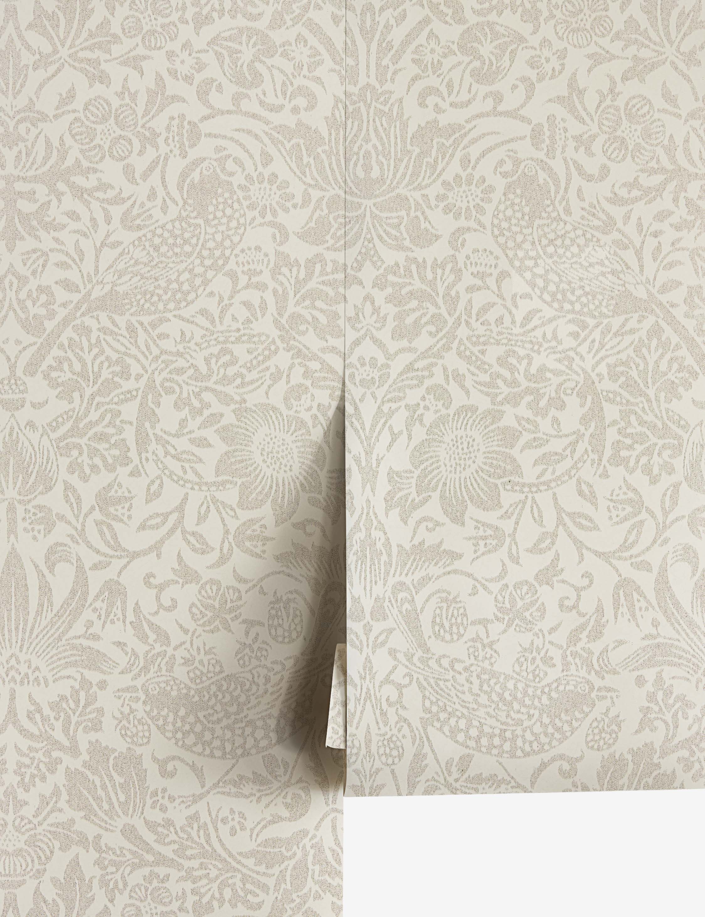 Lulu and Georgia - Pure Strawberry Thief Wallpaper by Morris & Co.