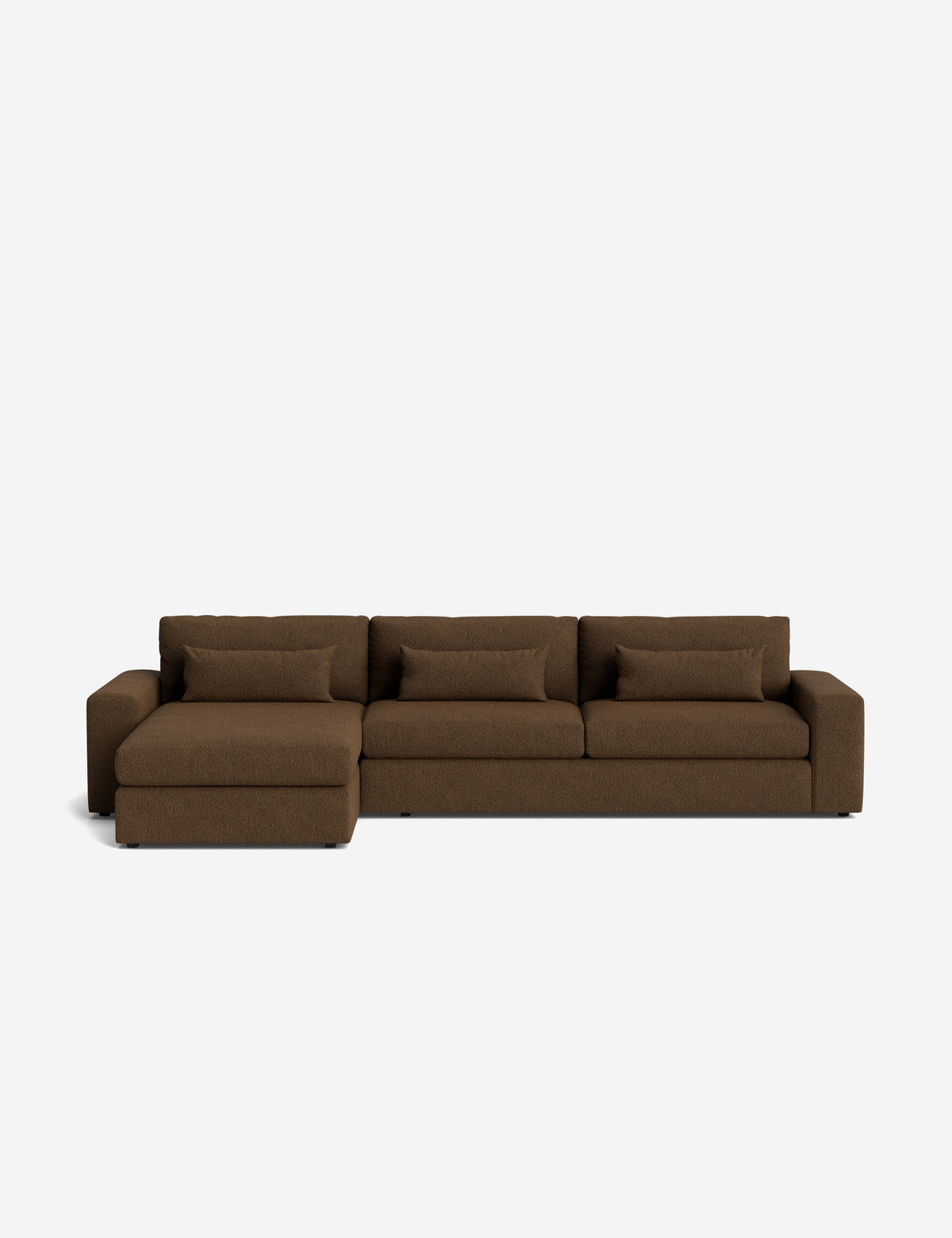 Lulu and Georgia - Durham Wide Arm Chaise Sectional Sofa