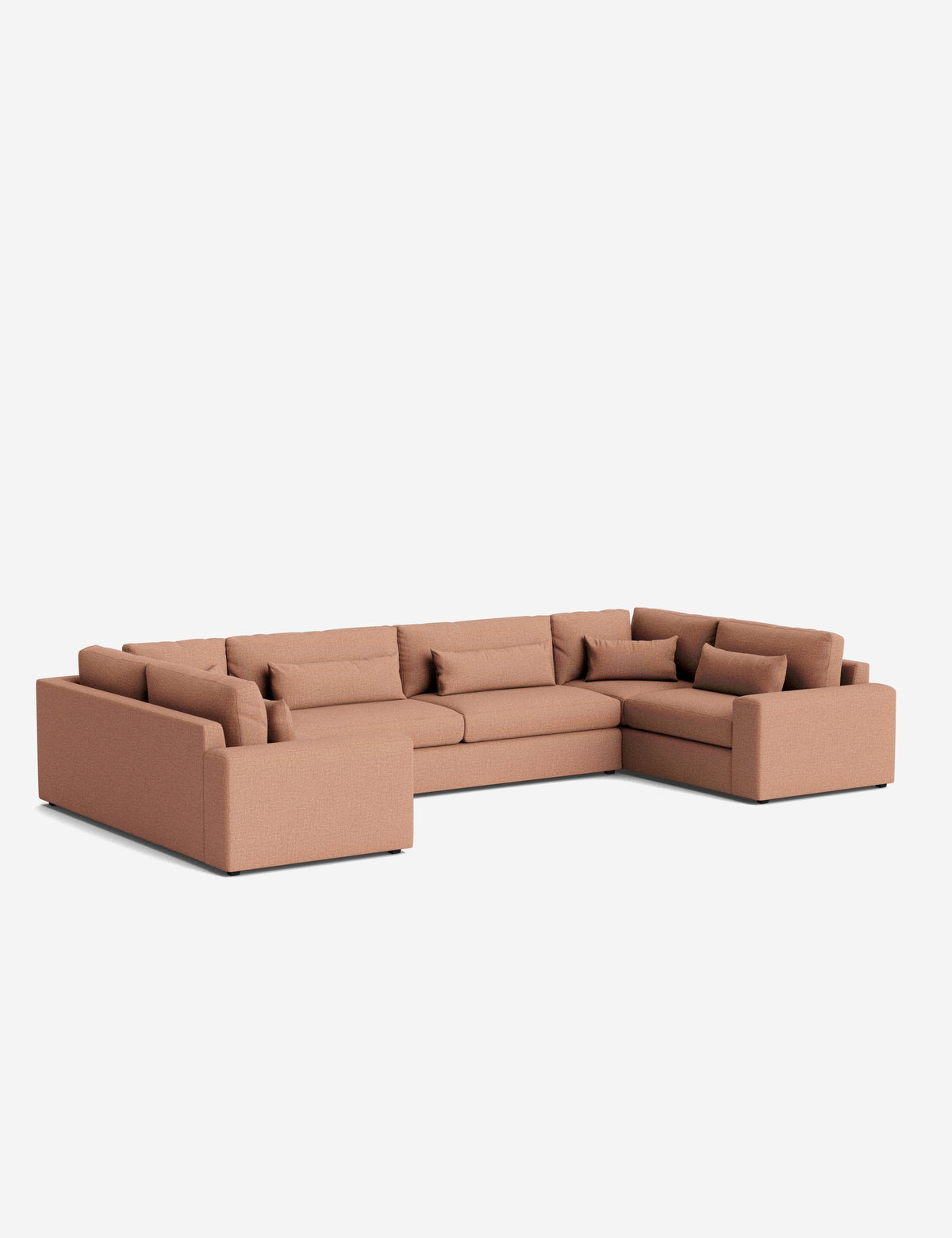 Lulu and Georgia - Durham Wide Arm U Shaped Sectional Sofa