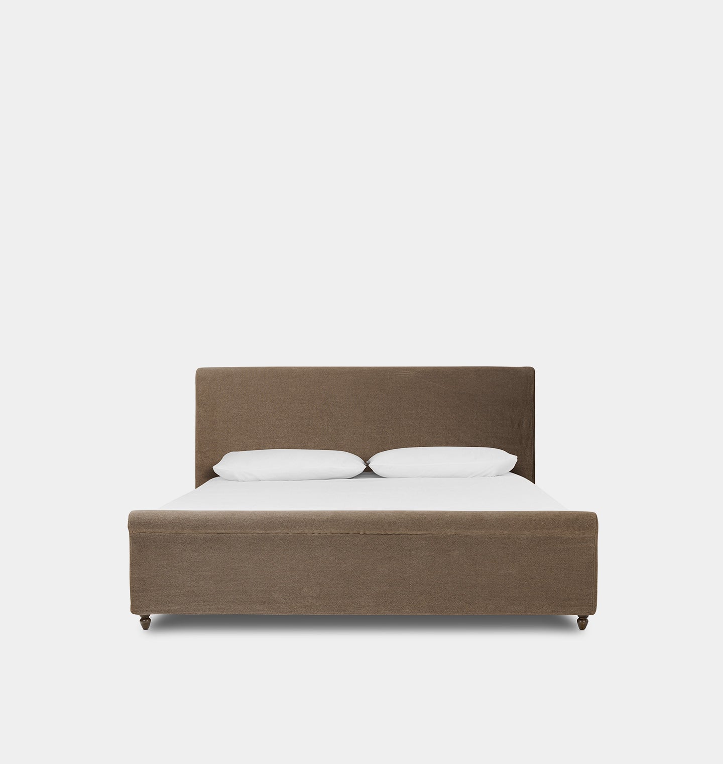 Amber Interiors - Dalia Slipcovered Bed