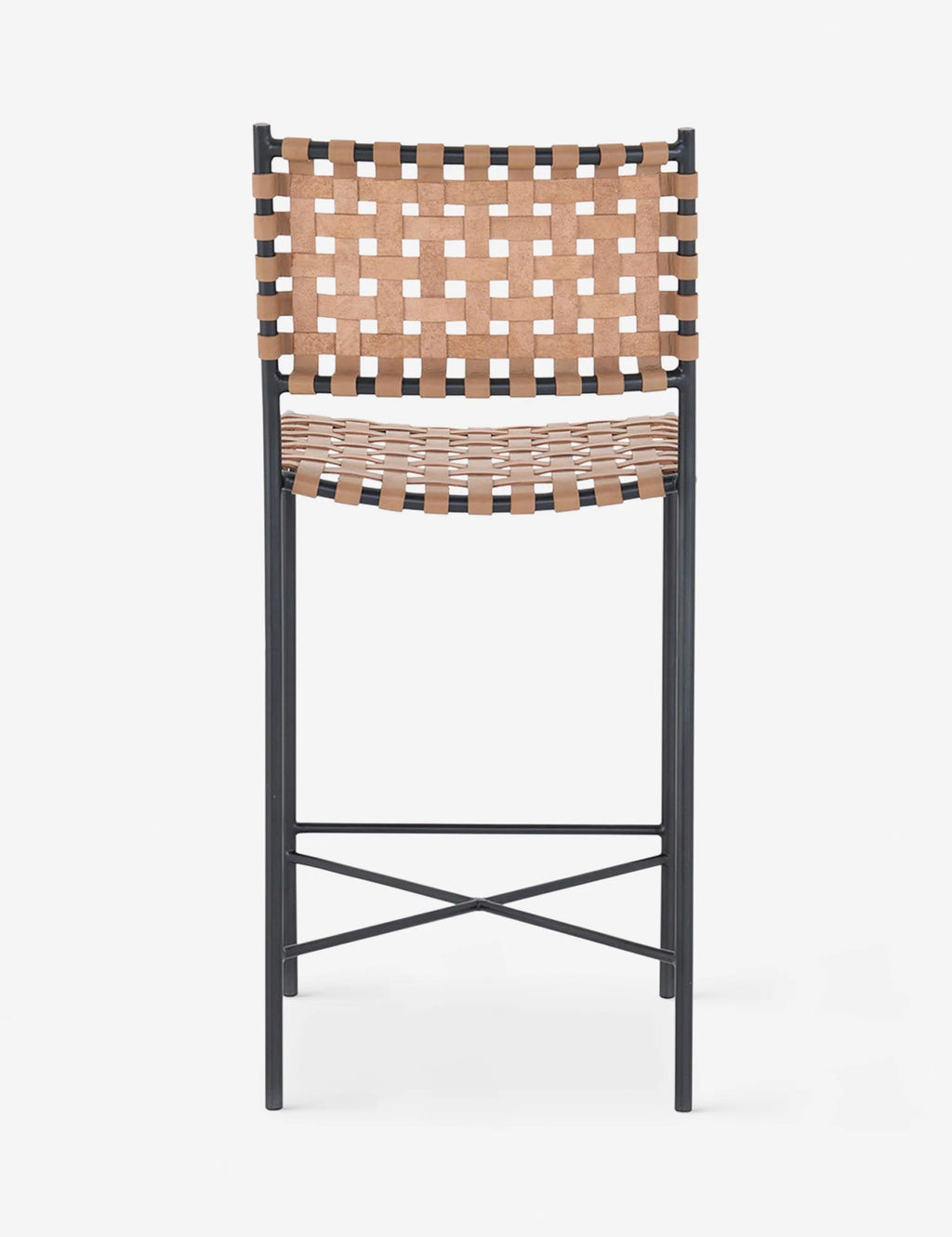 Lulu and Georgia - Open Box: Daniel Leather Counter Stool
