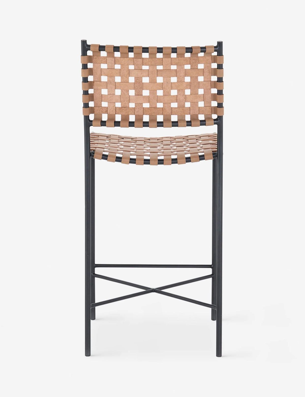 Lulu and Georgia - Open Box: Daniel Leather Counter Stool