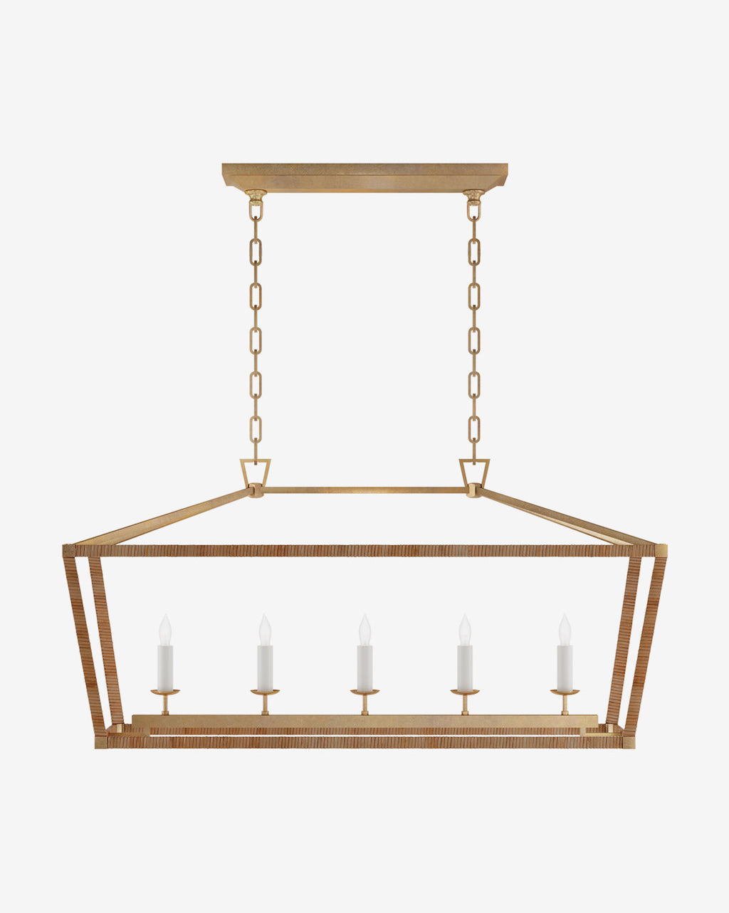 McGee & Co - Darlana Rattan Linear Lantern