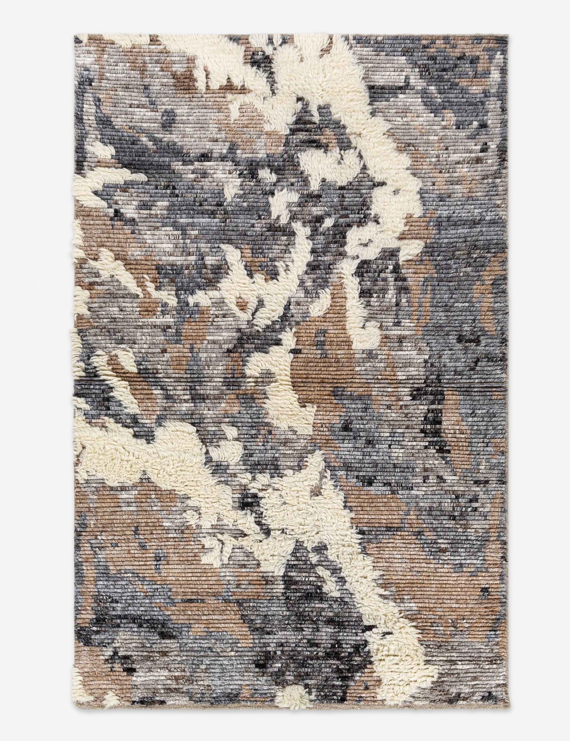 Lulu and Georgia - Dasia Hand - Knotted Wool Moroccan Shag Rug