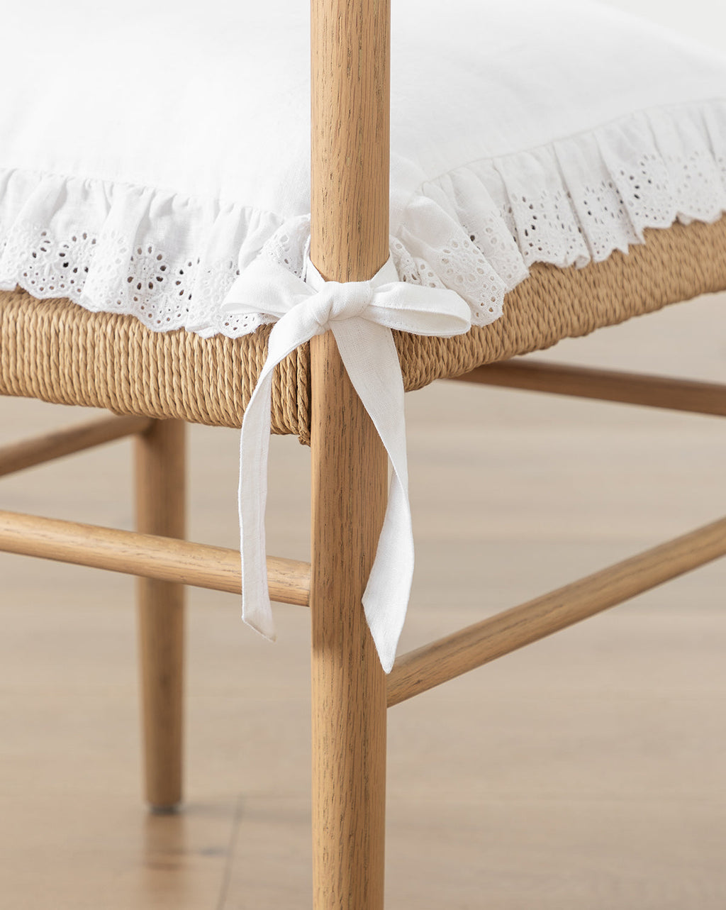 McGee & Co - . x Loeffler Randall Delilah Broderie Trim Seat Cushion