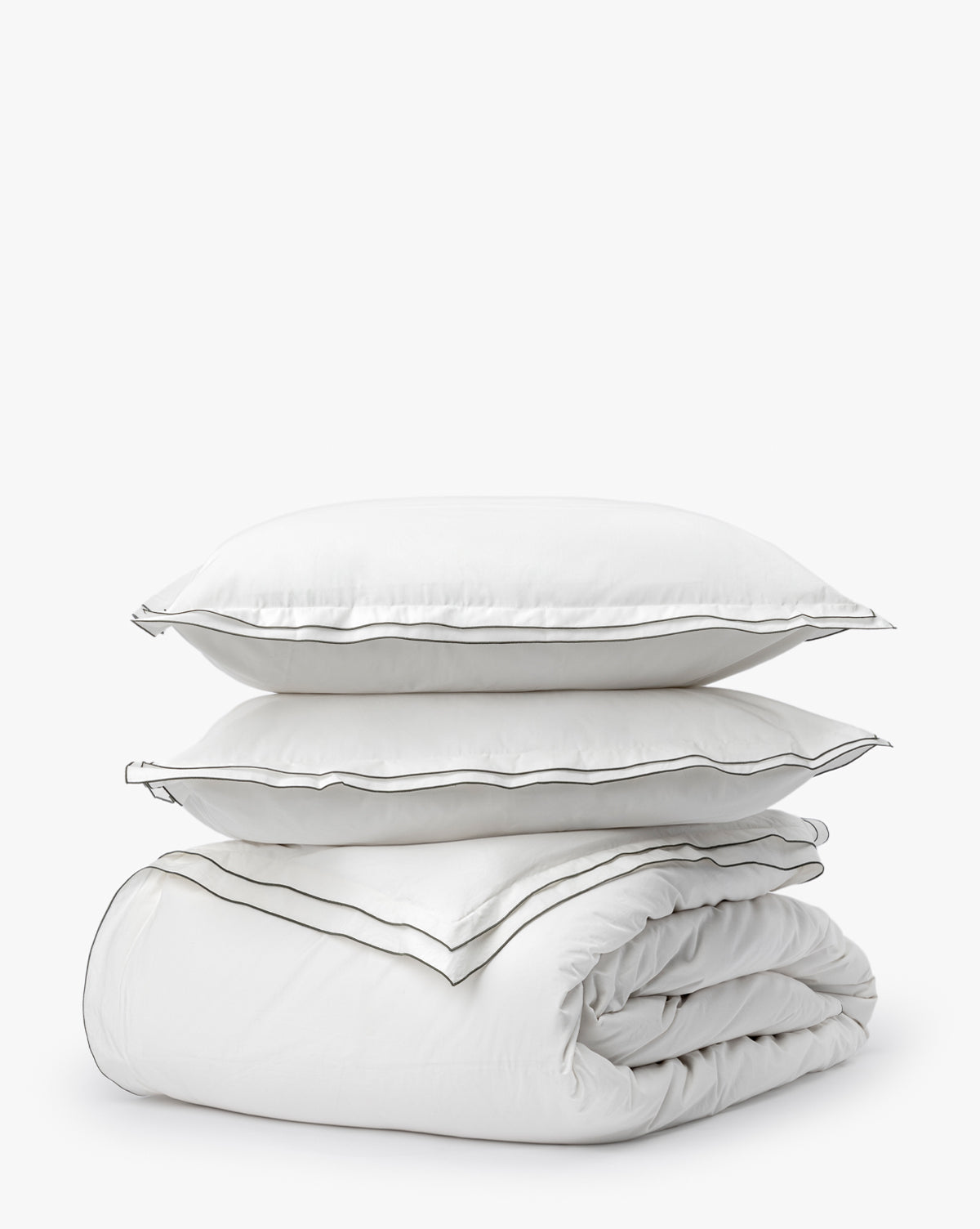 McGee & Co - Devlin White Duvet Cover & Sham Set