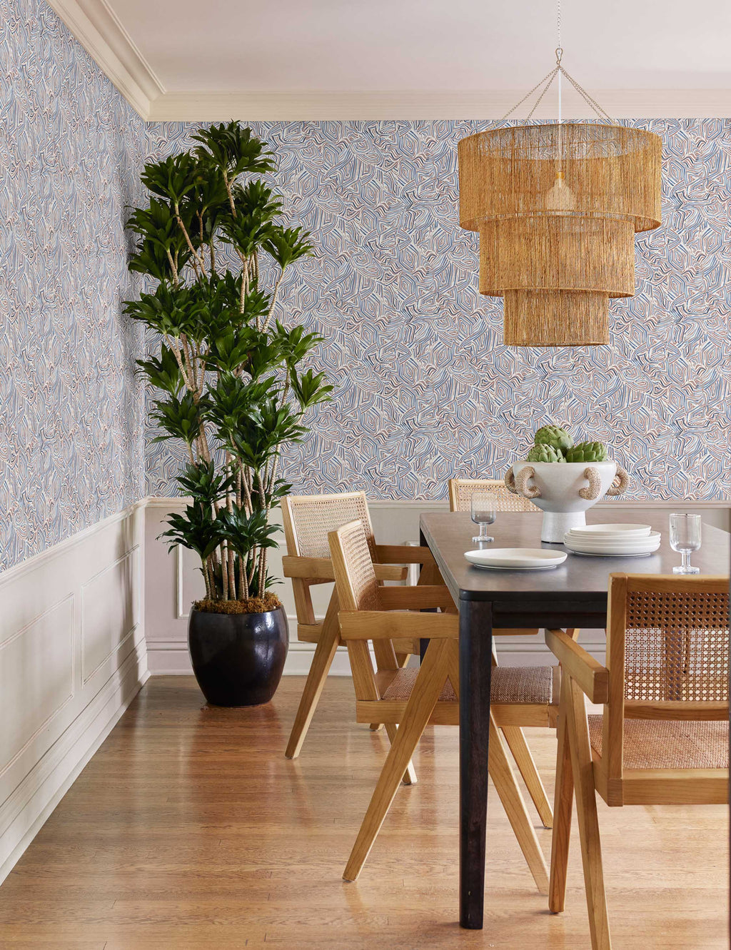 Lulu and Georgia - Chavette Chandelier, Natural