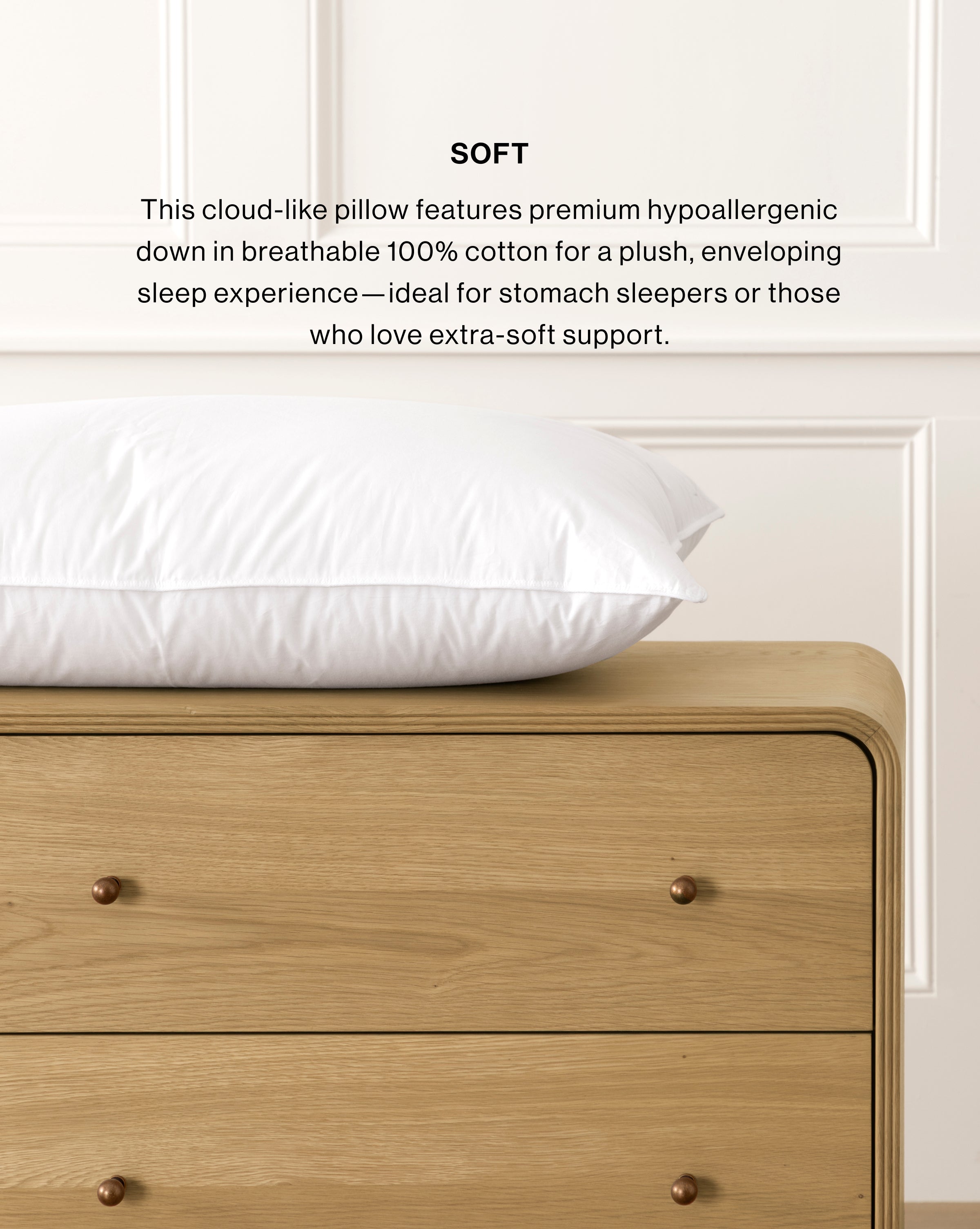 McGee & Co - Classic Down Bed Pillow