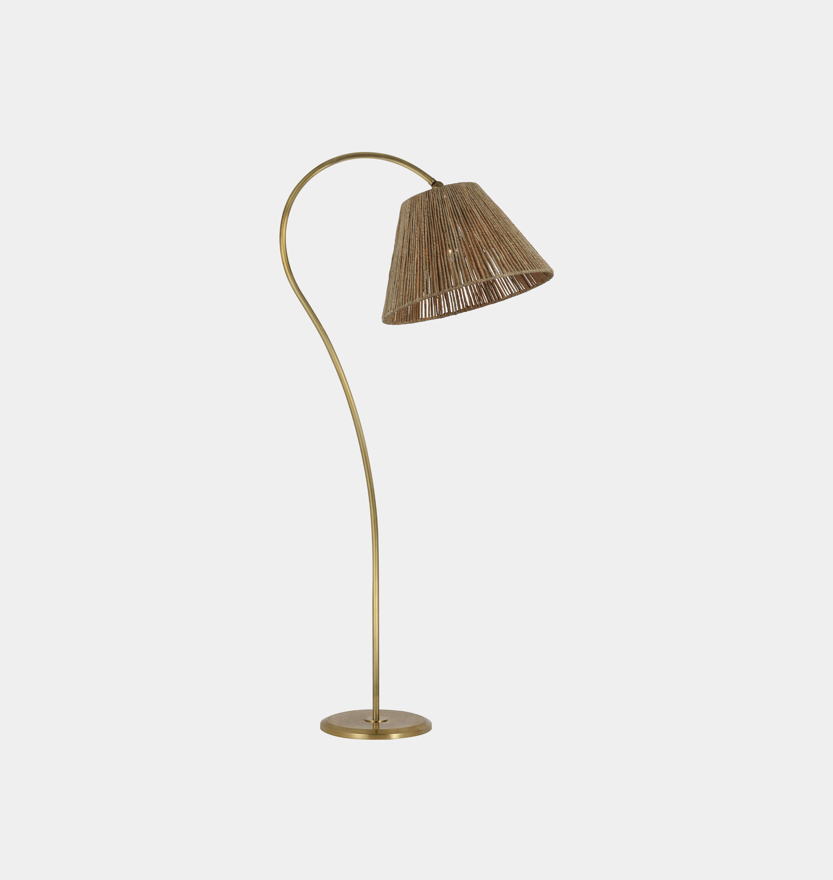 Amber Interiors - Dume Large Arched Floor Lamp
